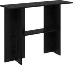 vidaXL Masa de consola Stejar Negru 100 x 30 x 75 cm Lemn prelucrat GartenMobel Dekor (8001176)