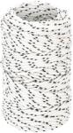 vidaXL Franghie împletita pentru barca, alb, 2 mm x 50 m, poliester GartenMobel Dekor (152742)