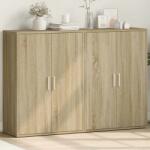 vidaXL Dulapuri, 2 buc. , stejar sonoma, 60x31x84 cm, lemn prelucrat GartenMobel Dekor (3276569) Comoda