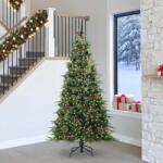 vidaXL Brad de Craciun artificial cu ramuri articulare Verde 240 cm GartenMobel Dekor (3397446)