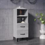 vidaXL Servanta, gri sonoma, 34, 5x34x90 cm, lemn compozit GartenMobel Dekor (817418) Comoda
