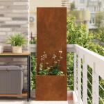 vidaXL Ecran de intimitate pentru gradina din otel ruginit 50x140 cm (876447)