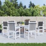 vidaXL Perne scaun cu spatar mic, 6 buc. , antracit, textil oxford GartenMobel Dekor (314131)