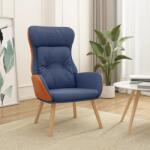 vidaXL Scaun de relaxare, albastru, textil si PVC GartenMobel Dekor (341305)