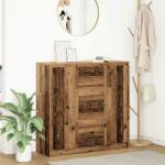 vidaXL Bufeta cu sertare Lemn vechi 100, 5x35x98, 5 cm Lemn prelucrat GartenMobel Dekor (3328460) Comoda