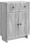 vidaXL Bufet cu sertar Sonoma gri 66 x 34, 5 x 90 cm Lemn prelucrat GartenMobel Dekor (893951) Comoda
