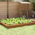 vidaXL Gard pentru melci Ruginit 100 x 3, 5 x 25 cm GartenMobel Dekor (874864)