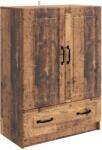 vidaXL Bufet cu sertar Lemn vechi 66 x 34, 5 x 92 cm Lemn prelucrat GartenMobel Dekor (895823) Comoda