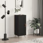 vidaXL Servanta, negru, 34, 5x34x90 cm, lemn compozit GartenMobel Dekor (830413) Comoda