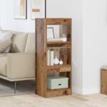 vidaXL Dulap pentru carti Lemn vechi 40 x 30 x 103 cm Lemn compozit GartenMobel Dekor (880453) Biblioteca