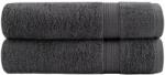 vidaXL Prosoape maini SOLUND 2 buc. antracit 50x100 cm 600 gsm GartenMobel Dekor (137156) Prosop