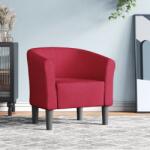 vidaXL Fotoliu tip cuva, rosu vin, material textil GartenMobel Dekor (356427)