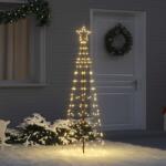 vidaXL Brad de Craciun LED cu 390 LED Alb cald 250 cm Fier GartenMobel Dekor (42018749)