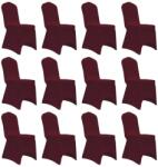 vidaXL Huse elastice pentru scaun, 12 buc. , visiniu GartenMobel Dekor (279093)