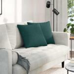 vidaXL Perne pentru canapea 2 pcs Verde închis 45 x 45 cm tesatura GartenMobel Dekor (42013916)