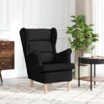 vidaXL Fotoliu, negru, 74x84x100 cm, textil GartenMobel Dekor (4016897)