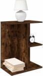 vidaXL Noptiera stejar afumat 46, 5x29x61 cm Lemn prelucrat GartenMobel Dekor (858658)