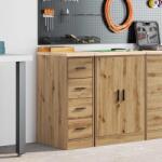vidaXL Dulap de depozitare pentru garaj Artisan Stejar 30x51x85 cm GartenMobel Dekor (860588) Comoda