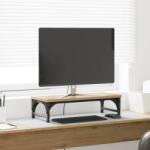 vidaXL Suport pentru monitor Stejar Artizanal 55 x 23 x 14 cm GartenMobel Dekor (882182)
