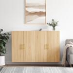 vidaXL Dulapuri montate pe perete, 2 buc, stejar sonoma, 69, 5x34x90 cm GartenMobel Dekor (3195614) Comoda