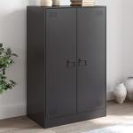vidaXL Servanta, negru, 67x39x107 cm, otel GartenMobel Dekor (841661) Comoda