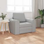 vidaXL Pat canapea Gri nori 98 x 71 x 83 cm tesatura GartenMobel Dekor (4106664) Canapea