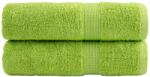 vidaXL Prosoape de dus premium SOLUND 2 buc. verde 70x140 cm 600 gsm GartenMobel Dekor (137500) Prosop