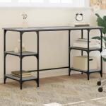 vidaXL Birou, gri sonoma, 140x50x75 cm, metal si lemn prelucrat GartenMobel Dekor (845329)
