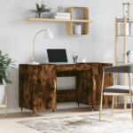 vidaXL Birou, stejar afumat, 140x50x75 cm, lemn compozit GartenMobel Dekor (829529)