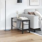 vidaXL Raft pentru carti Gri Sonoma 82 x 32 x 47 cm Lemn compozit GartenMobel Dekor (884003) Biblioteca