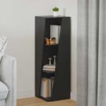 vidaXL Raft lateral Negru 33 x 32 x 100, 5 cm Lemn compozit GartenMobel Dekor (892418) Biblioteca