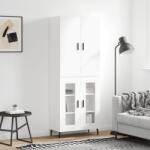 vidaXL Dulap înalt, alb, 69, 5x34x180 cm, lemn compozit GartenMobel Dekor (3195747) Comoda