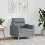 vidaXL Fotoliu canapea, gri deschis, 60 cm, material textil GartenMobel Dekor (359219) Canapea