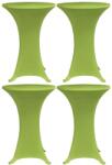 vidaXL Husa elastica pentru masa, 4 buc. , verde, 70 cm GartenMobel Dekor (279088)