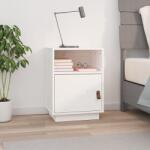 vidaXL Noptiera, alb, 40x34x55 cm, lemn masiv de pin GartenMobel Dekor (818317)
