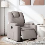 vidaXL Fotoliu rabatabil electric, gri taupe, material textil GartenMobel Dekor (3204352)