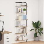 vidaXL Raft pentru carti Stejar Artizanal 60 x 24 x 203 cm GartenMobel Dekor (879976) Biblioteca