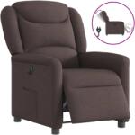 vidaXL Fotoliu rabatabil electric, maro închis, material textil GartenMobel Dekor (3303179)