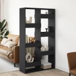 vidaXL Separator de camera, negru, 100x33x175 cm, lemn prelucrat GartenMobel Dekor (3309574) Biblioteca