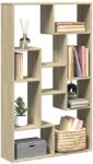 vidaXL Biblioteca, stejar sonoma, 72x20x120 cm, lemn prelucrat GartenMobel Dekor (858158) Biblioteca