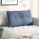 vidaXL Perna pentru spate albastru 80 x 50 cm Tesatura din corduroy GartenMobel Dekor (42014739)