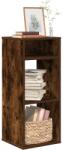 vidaXL Biblioteca, stejar fumuriu, 34x31x80 cm, lemn prelucrat GartenMobel Dekor (860278) Biblioteca