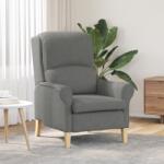 vidaXL Fotoliu gri închis Gri închis Tesatura si lemn Standard Ergonomic GartenMobel Dekor (42009872)