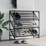 vidaXL Suport de pantofi, stejar sonoma, 90x30x85 cm, lemn prelucrat GartenMobel Dekor (833429) Pantofar