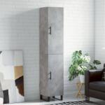 vidaXL Dulap înalt, gri beton, 34, 5x34x180 cm, lemn prelucrat GartenMobel Dekor (3198813) Comoda