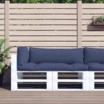 vidaXL Perne canapea din paleti, 3 buc. , bleumarin, textil Oxford GartenMobel Dekor (378291)