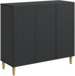 vidaXL Bufet Negru 89 x 34, 5 x 80 cm Lemn prelucrat GartenMobel Dekor (894646) Comoda