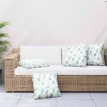 vidaXL Perne decorative Frunza 4 pcs Model cu frunze 40 x 40 cm GartenMobel Dekor (360377)