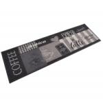 vidaXL Covor de bucatarie lavabil Coffee, negru, 45x150 cm, catifea GartenMobel Dekor (136555) Pres