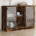 vidaXL Servanta, stejar fumuriu, 102x37x75, 5 cm, lemn compozit GartenMobel Dekor (3295875) Comoda